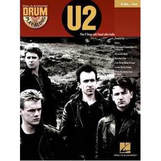 U2 Drum Playalong V34 Bk/CD