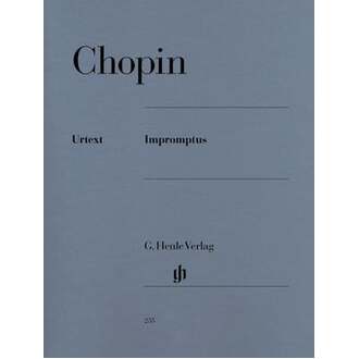 Chopin - Impromptus Urtext Ed Zimmermann Theopold
