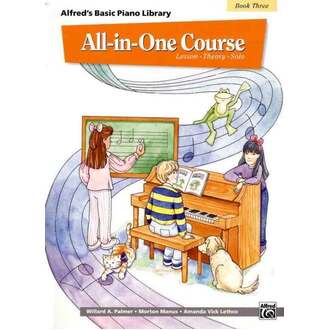Alfred's Basic Piano All In One Course Bk 3