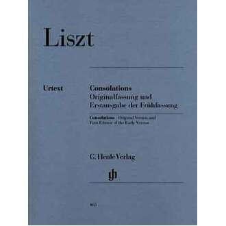 Liszt - 6 Consolations 1st & 1850 Version Piano