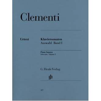 Clementi - Selected Sonatas Vol 1 Urtext