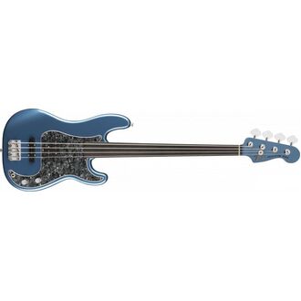 Fender Tony Franklin Fretless Precision Bass®, Ebony Fingerboard, Lake Placid Blue