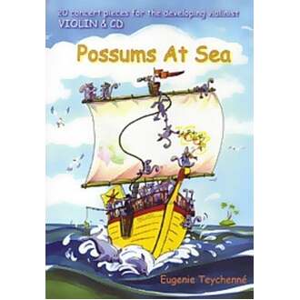 Possums At Sea Violin Bk/CD
