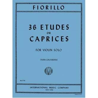 Fiorillo - 36 Etudes Or Caprices Violin