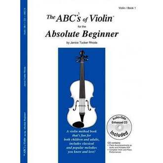 ABCs Of Violin for the Absolute Beginner Book 1 Bk/CD