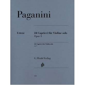 Paganini - Caprices 24 Op 1 Violin Solo