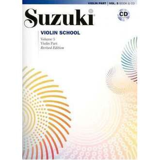 Suzuki Violin School Volume 5 Bk/CD New Edition