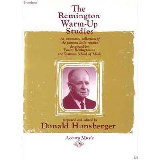 Remington Warm Up Studies for Trombone Edited by Hunsberger