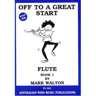 Off to a Great Start Flute Book 1 Bk/CD