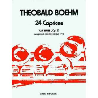 Boehm - 24 Caprices Op 26 For Flute