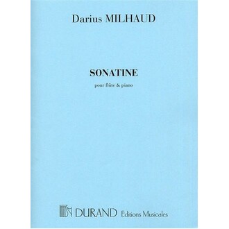 Milhaud - Sonatina Flute/Piano