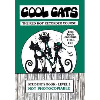 Cool Cats Red Hot Recorder Course Student Bk/CD Level 3