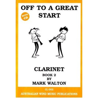 Off to a Great Start Clarinet Book 2 Bk/CD