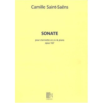 Saint-saens - Sonata Op 167 Clarinet/piano