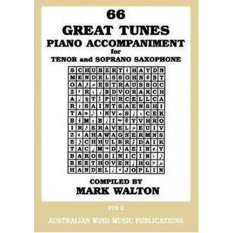 66 Great Tunes Tenor Sax Piano Accompaniment
