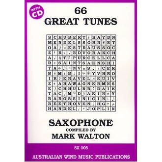 66 Great Tunes Alto Sax Bk/CD