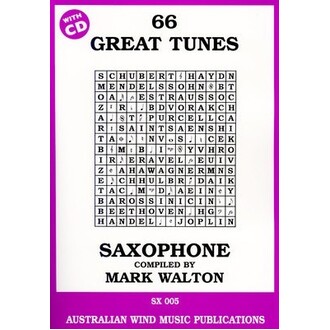 66 Great Tunes Tenor Saxophone Bk/CD