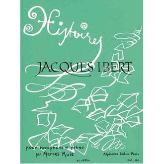 Jacques Ibert - Histoires Alto Sax/Piano