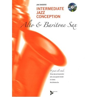 Intermediate Jazz Conception Alto Sax Bk/CD