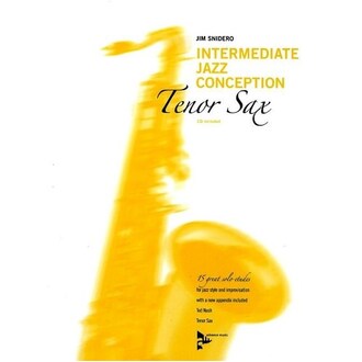 Intermediate Jazz Conception Tenor Sax Bk/CD