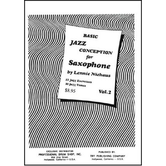 Basic Jazz Conception for Saxophone Book 2 Bk/CD
