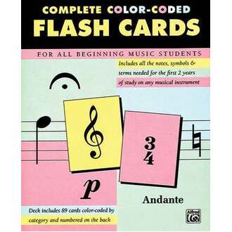 Complete Colour-Coded Flash Cards