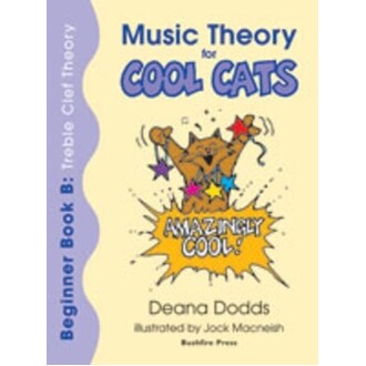 Music Theory For Cool Cats Beginner Bk B Treble Clef Theory