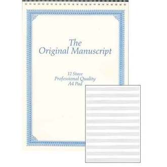 The Original Manuscript A4 12-Stave Top Spiral