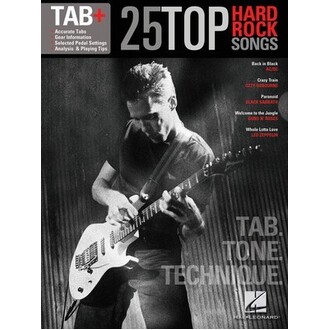 25 Top Hard Rock Songs Guitar Tab Plus