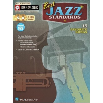Best Jazz Standards Jazz Play Along Bk/CDs Vol 169