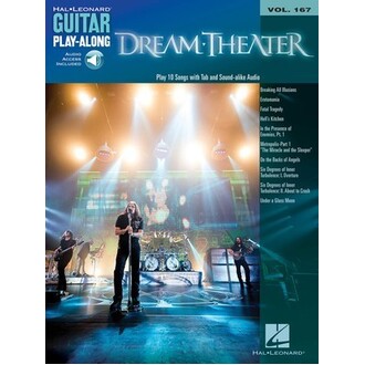 Dream Theater Guitar Play-Along Vol 167 Bk/Online Audio