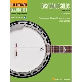 Easy Banjo Solos 2nd Edition Bk/Online Audio