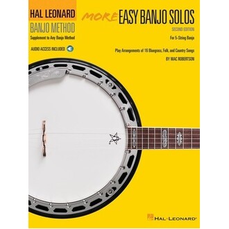More Easy Banjo Solos 2nd Edition Bk/Online Audio