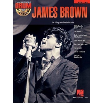 James Brown Drum Play-Along Vol 33 Bk/CD