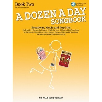 A Dozen A Day Songbook - Book 2 w/Online Audio