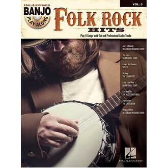 Folk Rock Hits Banjo Play-Along Vol 3 Bk/CD