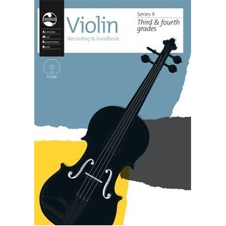Violin Recording and Handbook Grades 3-4 Series 9 Bk/CD AMEB