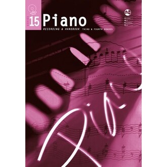 Piano Recording and Handbook Grades 3-4 Series 15 Bk/CD AMEB