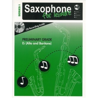 Saxophone For Leisure Preliminary Eb Series 1 Bk/CD AMEB