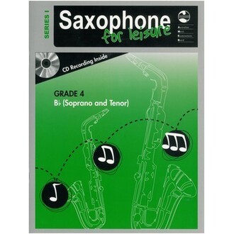 Saxophone For Leisure Grade 4 Bb Series 1 Bk/CD AMEB