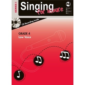 Singing For Leisure Grade 4 Low Voice Series 1 Bk/CD AMEB
