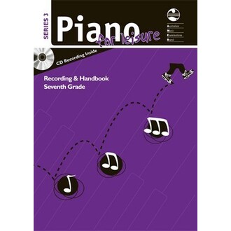Piano For Leisure Recording and Handbook Grade 7 Series 3 Bk/CD AMEB