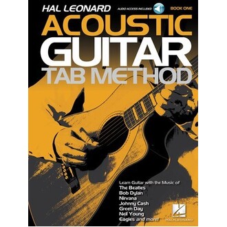 Hal Leonard Acoustic Guitar Tab Method Bk 1 Bk/Online Audio
