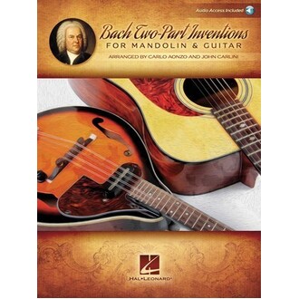 Bach Two-Part Inventions for Mandolin & Guitar Bk/Online Audio