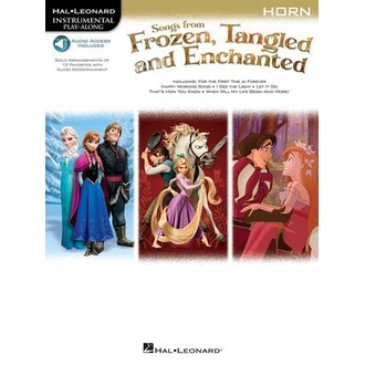 Songs From Frozen, Tangled and Enchanted Horn Bk/Online Audio
