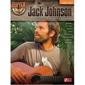 Jack Johnson Guitar Play-Along Vol 181 Bk/CD
