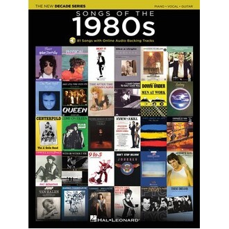 Songs Of The 1980s Piano/Vocal/Guitar Bk/Online Audio