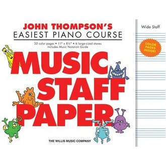 Music Staff Paper - John Thompson's Easiest Piano Course