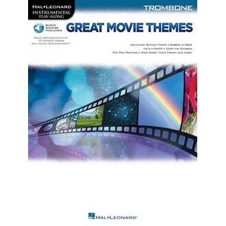 Great Movie Themes Trombone Bk/Online Audio