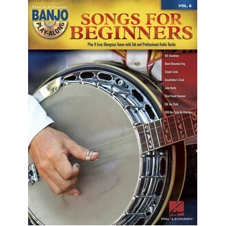 Songs For Beginners Banjo Play-Along Vol 6 Bk/CD